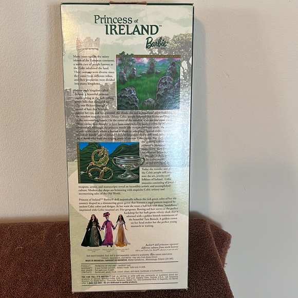Dolls of the world Barbie collector Edition Princess of Ireland - Picture 2 of 4